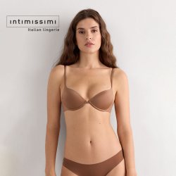 Intimissimi 意舒漫光面Bellissima无痕聚拢文胸粉底液内衣RP49L2