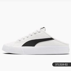 PUMA 正品当季新款女子时尚休闲一脚蹬帆布板鞋 371318-01