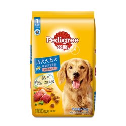 宝路 狗粮狗主粮大中小型成犬通用型牛肉味犬粮7.5kg