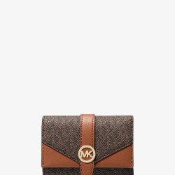 Greenwich Medium Signature Logo Trifold Wallet