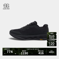 KOLON SPORT LUFC5MT402-BK VIBRAM大底 黑色 37码 户外休闲鞋