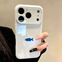C 【裸机手感】简约小蓝鱼 iPhone6-17系列苹果手机壳