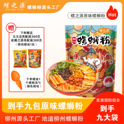 螺之源 柳州自煮网红螺蛳粉螺之源8包送高配加勺速食夜宵