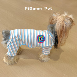 PiDanm Pet ·「奶蓝派对」宠物衣服秋冬四脚衣打底包肚韩系简约