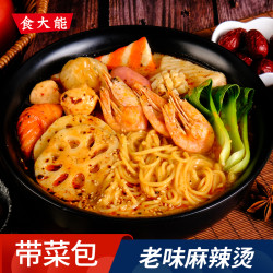 食大能 老式黏糊麻辣烫545g带菜包宵夜速食包邮特产简易食用浓郁