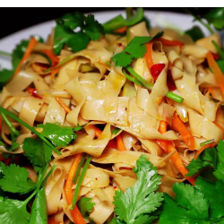 东龙河 纯手工制作营养绿色豆丝500g/包