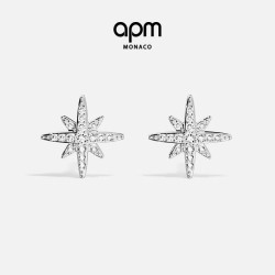 APM Monaco AE8419OX 六芒星925银耳钉