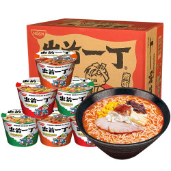 日清日式出前一丁方便面泡面桶装10杯泡面速食面