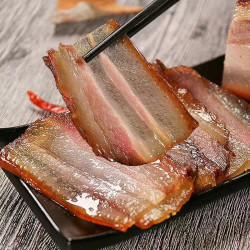农家土猪老腊肉湖北特产团购腊香五花腊肉烟熏腊肉腊味批发500g