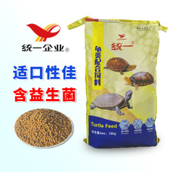 统一通用龟草龟鳄鱼龟火焰龟高钙粮乌龟饲料专用粮锦鲤鱼粮