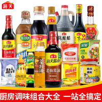 海天 调料海天套装组合调味料调味品海天生抽酱油蚝油陈醋油盐宿舍全套