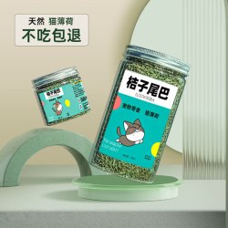 桔子尾巴 猫薄荷叶猫零食优质猫草即食薄荷球大罐洁齿木天蓼猫零食