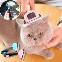 宠物猫狗梳子猫毛狗毛去浮毛梳毛器排梳刮毛除毛脱毛器宠物用品
