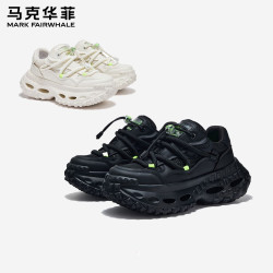 马克华菲 2026新款潮流轮胎鞋时尚老爹鞋情侣款透气男鞋软底休闲鞋