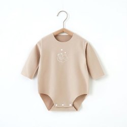 小猪呗睿 德绒宝宝长袖包屁衣婴儿打底内衣春秋冬加厚保暖连体衣新生儿衣服