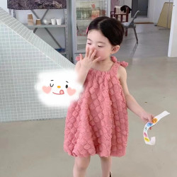 洋气夏季新款儿童公主裙裙子潮款连衣裙宝宝背带裙吊带裙蓬蓬裙