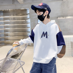 男童卫衣春秋青少年韩版2026中大童休闲宽松打底衫儿童春装洋气潮