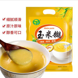 原味玉米糊360g发2袋食用香糯粗粮营养代餐开袋即食