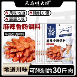 天府味大师 麻辣香肠调料川味广味香肠家用调料220g/袋太白酿香肠腊肉酱肉法