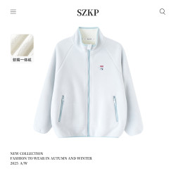 冬季新款校服神器女童保暖上衣中大童儿童加绒外套BGYD556767