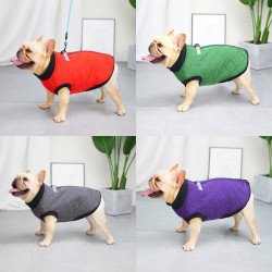 斗牛犬衣服秋冬季棉衣巴哥法斗沙皮胖狗狗冬装英斗八哥马甲棉背心