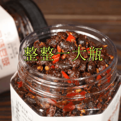 湖南特产野山椒豆豉酱即食微辣香辣下饭菜手拌饭酱拌面