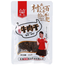 青松 Q/青松牛肉干小包装开袋即食45g*1