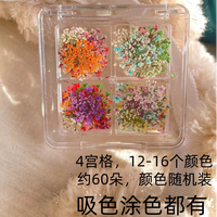 美甲干花饰品蕾丝花雪珠花日系风网红爆款真花纯手工干花美甲饰品