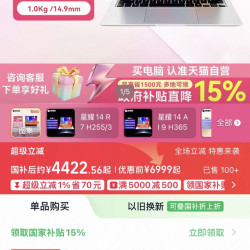 机械革命 星耀14锐龙r7h255版本的 32g1t