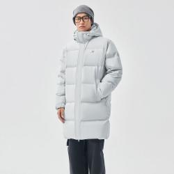 特步 中长羽绒服冬季保暖保暖百搭运动羽绒服户外防风外套