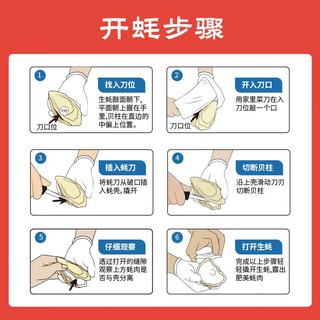 鲜京采 鲜活生蚝 5XL 9-12只 净重5斤 贝类