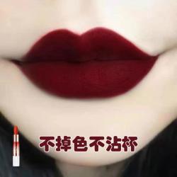 溥畔 正品新款推荐姨妈色口红不掉色不沾杯奶茶豆沙显白口红30到40岁哑