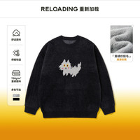 RELOADING PEACEMAKER Reloading 重磅炸毛小猫趣味提花仿水貂绒软糯保暖毛衣