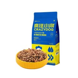 疯狂小狗 狗粮1.5kg鸡肉鱼油小型犬成犬幼犬通用犬粮小蓝包3斤10斤