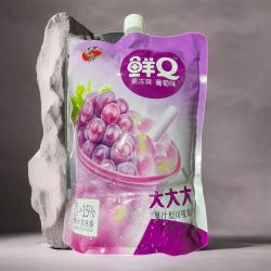 蜡笔小新 零食很大蜡笔小新超大袋2kg果冻卡地乐抱汁吸吨袋可吸果汁
