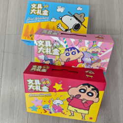 麦和 蜡笔小新正版文具大礼盒