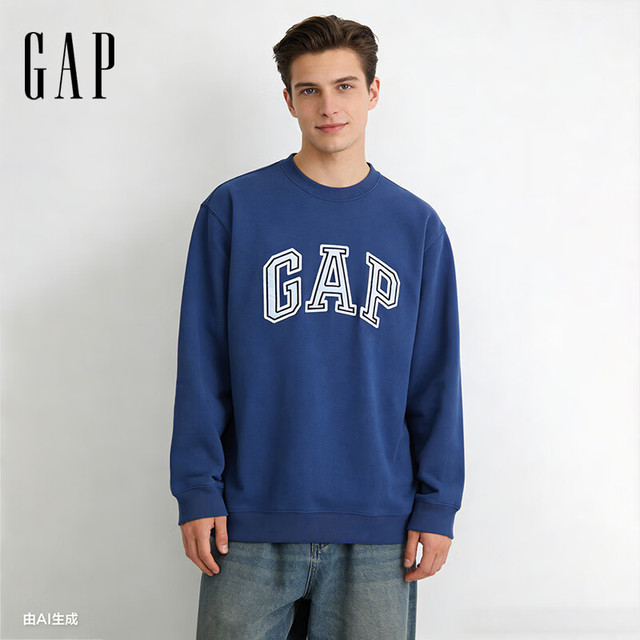 Gap 男女装秋季logo卫衣