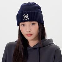 MLB 品牌直营男女同款情侣复古休闲潮流百搭针织帽冬季3ABNB13