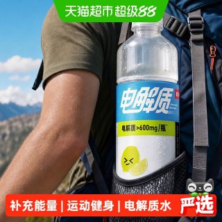 农夫山泉 电解质水柠檬味运动饮料950ml*12瓶快速补水
