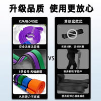 其他家 弹力带引体向上抗阻训练辅助健身助力带拉力带中考男室内单杠 红色升级65磅--