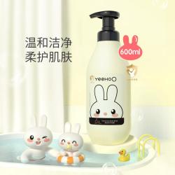 英氏 儿童沐浴露温和洁净亲子沐浴露600ml 随机发货
