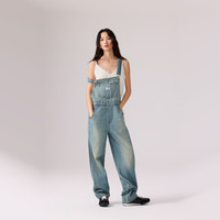 Levi's 真五折！26年秋季新款女士美式复古高街休闲工装风牛仔背带裤