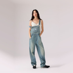 Levi's 真五折！26年秋季新款女士美式复古高街休闲工装风牛仔背带裤