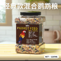 宠乐侠 鹦鹉鸟粮饲料1200ml