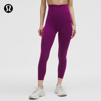 lululemon 丨Glow Up 女士运动超高腰紧身裤 24" 芯吸 LW5GM7A 冷葡萄紫