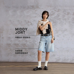 Levi's 真五折！26年新款美式复古休闲街头简约牛仔短裤