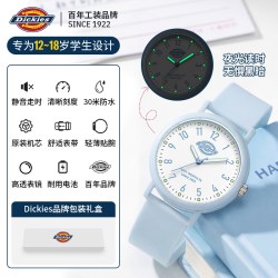 Dickies 手表女款学生初高中考试专用静音石英表女生儿童只看时间