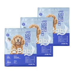 盒马 冻干三拼全价鲜肉犬粮 2kg*3袋