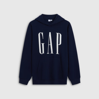 Gap 男女装logo印花抓绒连帽宽松卫衣