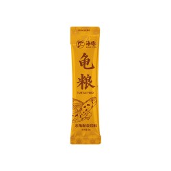 PORPOISE 昆虫蛋白龟粮龟苗开口粮果核蛋龟红面小青发色乌龟饲料体验装